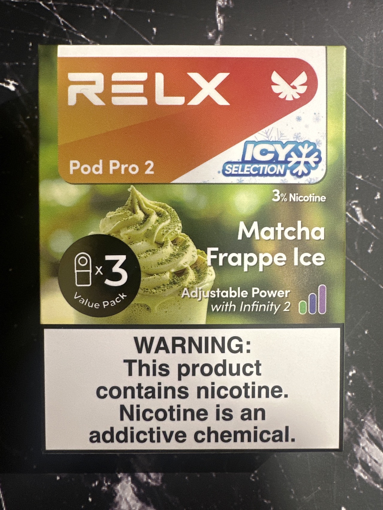 Relx（极凉三颗装）抹茶星冰乐