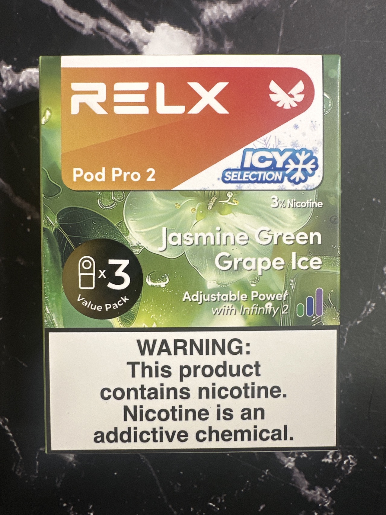 Relx（极凉三颗装）青提茉莉茶