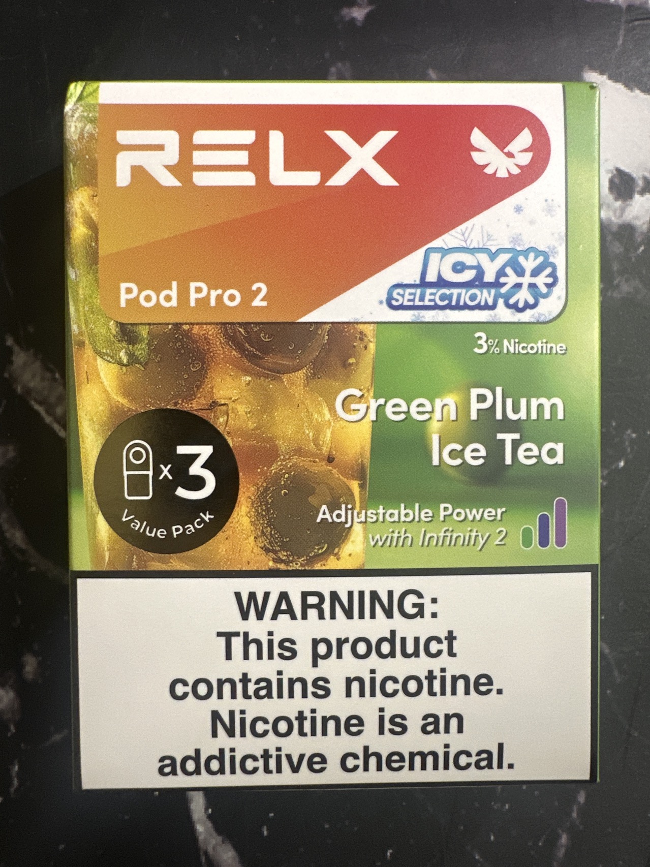 Relx（极凉三颗装）青梅绿茶