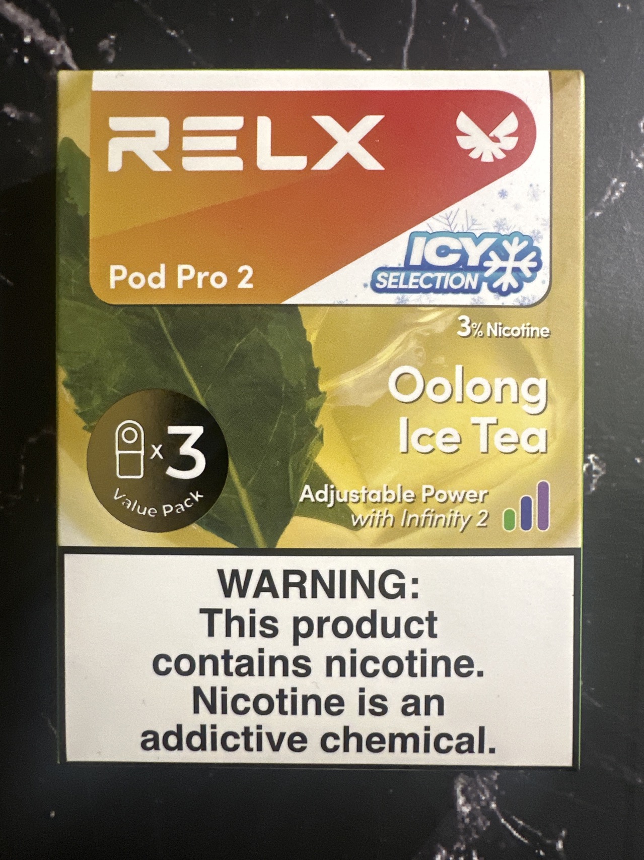 Relx（极凉三颗装）乌龙茶/铁观音