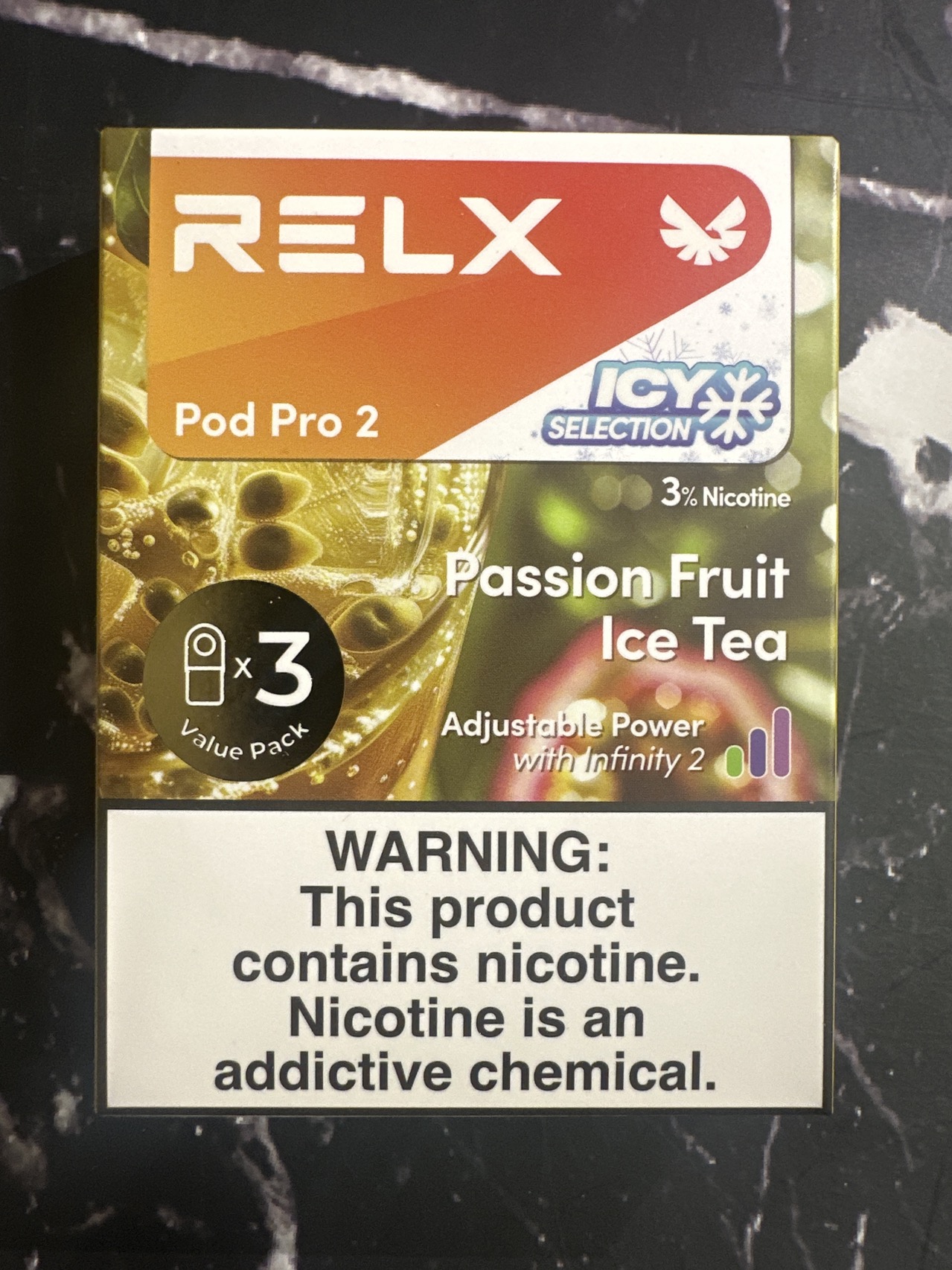Relx （极凉三颗装）百香果绿茶