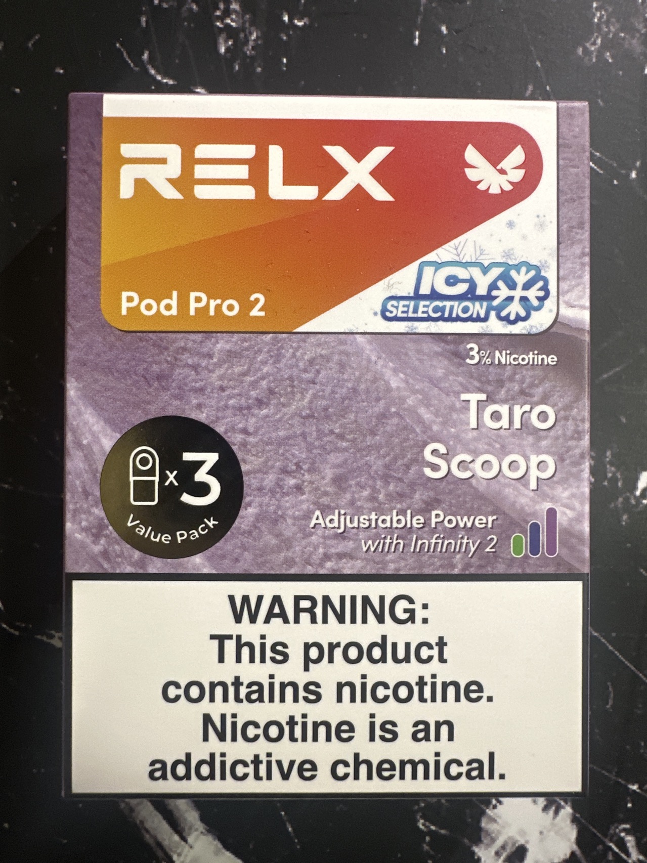 Relx（极凉三颗装）香芋冰淇淋