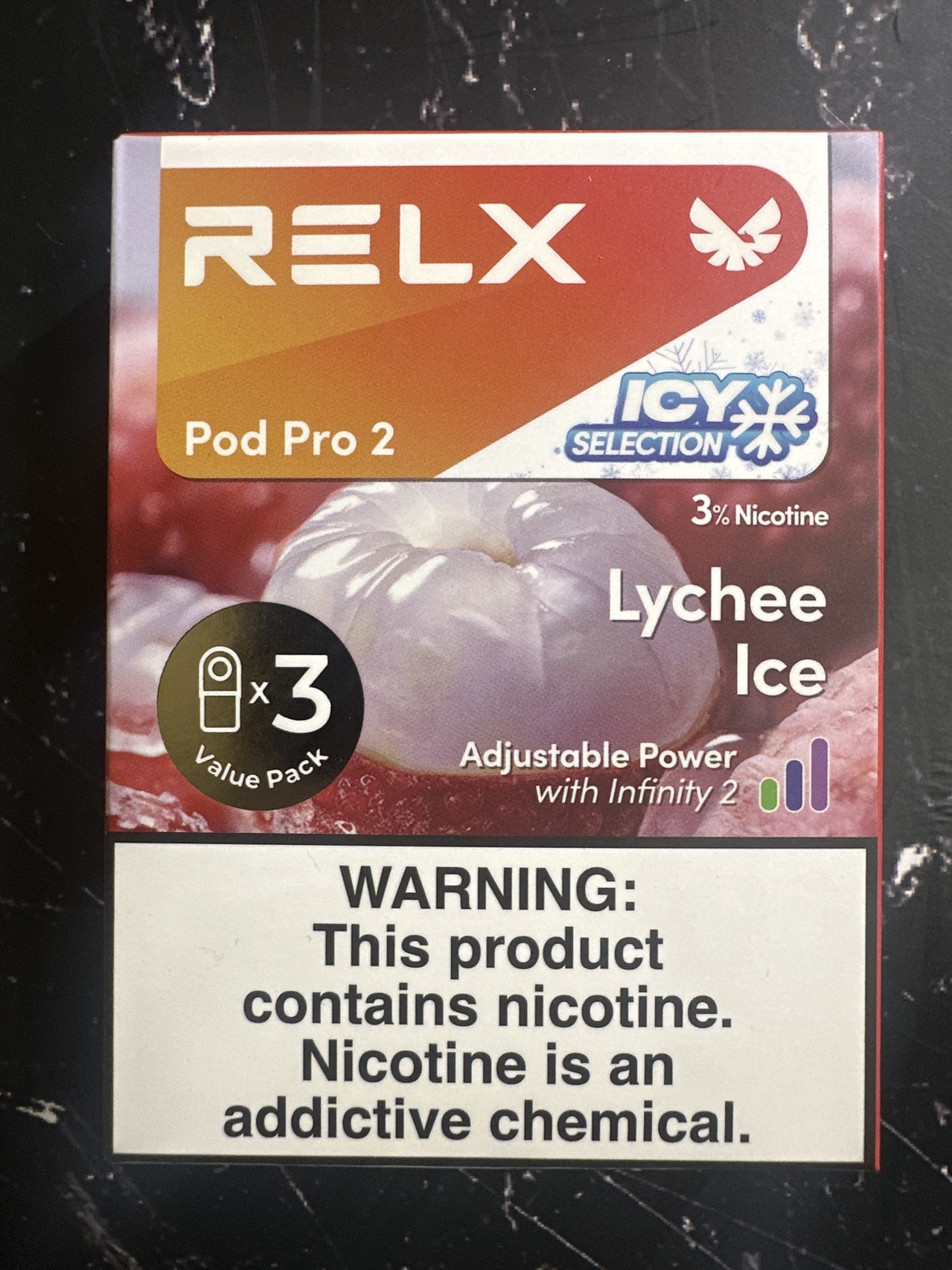 Relx（极凉三颗装）雪玉冰荔枝