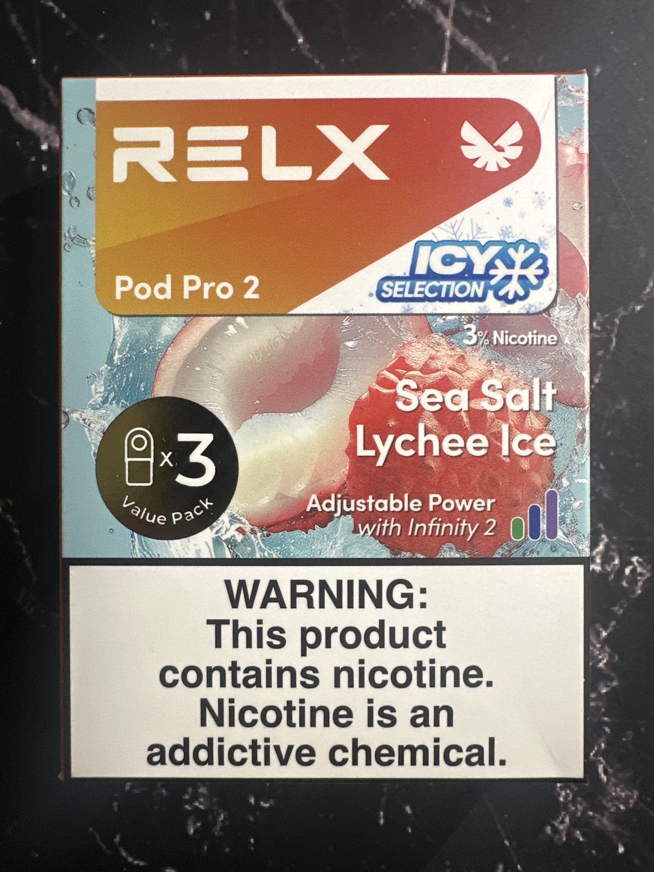 Relx（极凉三颗装）海盐荔枝